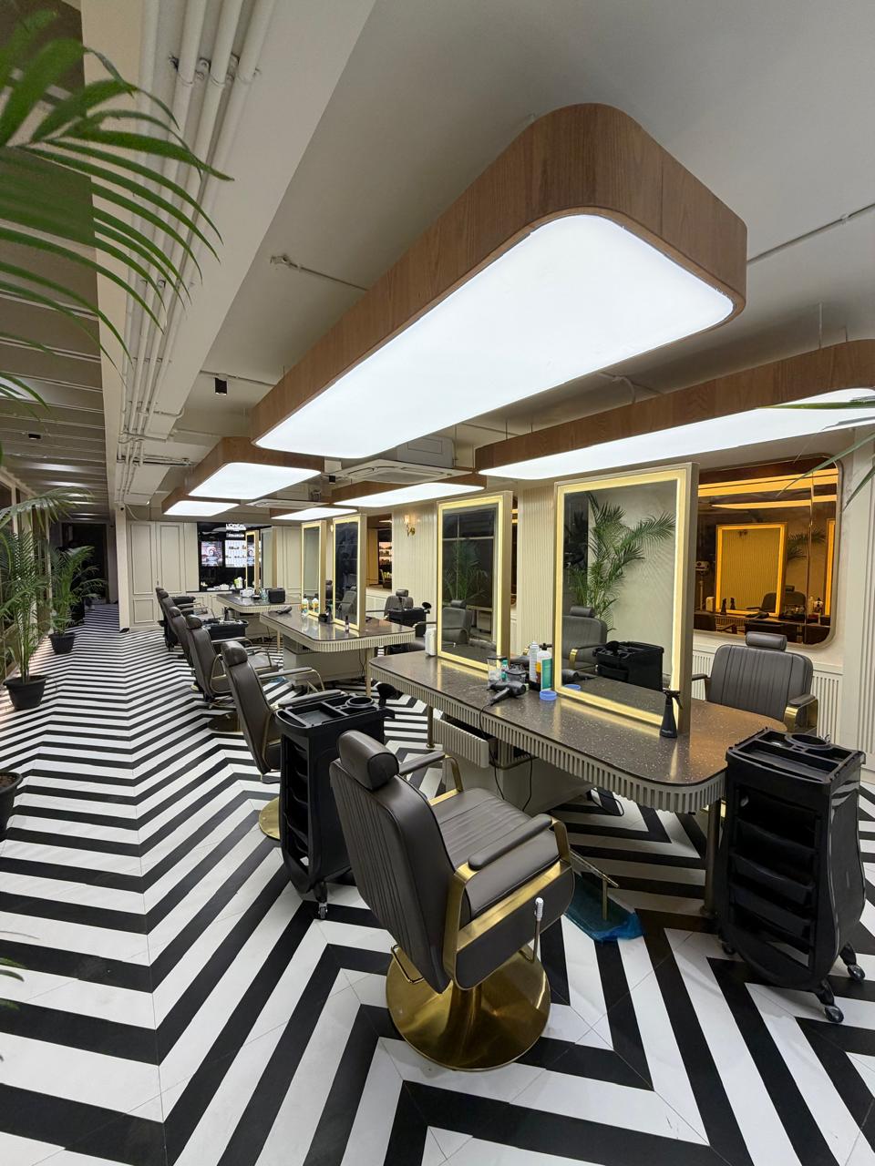 Stylists at work - Looks Salon Jabalpur